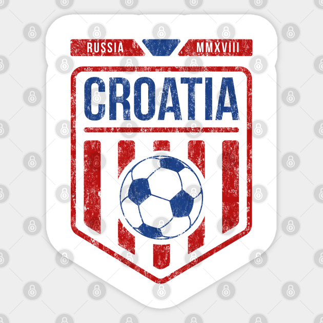 Croatia Hrvatska Soccer Football - Croatia World Cup Russia 2018 Soccer - Sticker | TeePublic